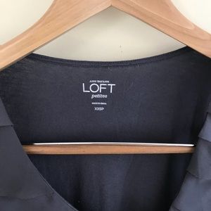 LOFT Tops - Ann Taylor LOFT Tiered Ruffle Sleeveless Blouse LOFT Tops - Ann Taylor LOFT Tiered Ruffle Sleeveless Blouse
